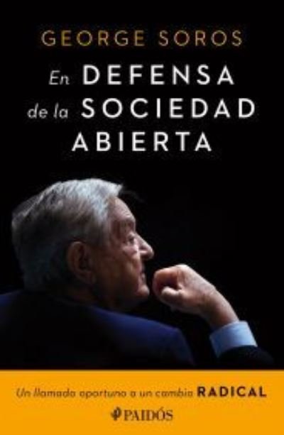Cover for George Soros · En defensa de la sociedad abierta (Taschenbuch) (2020)