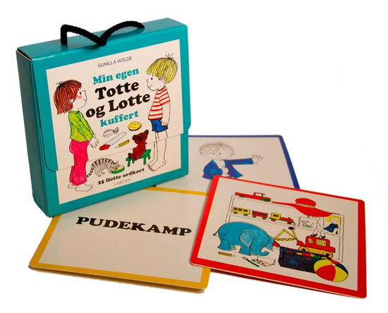 Cover for Gunilla Wolde · Min egen Totte og Lotte-kuffert (Cardboard Book) [1st edition] (2022)