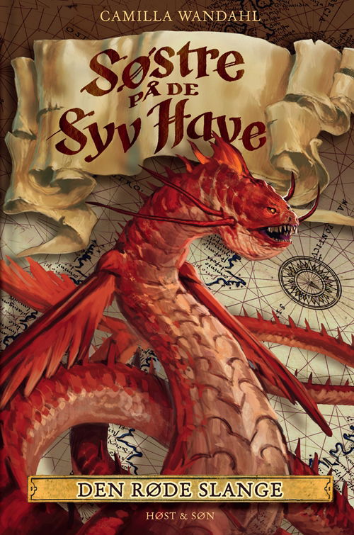 Cover for Camilla Wandahl · Søstre på de syv have: Søstre på De Syv Have (3). Den Røde Slange (Gebundesens Buch) [1. Ausgabe] [Indbundet] (2013)