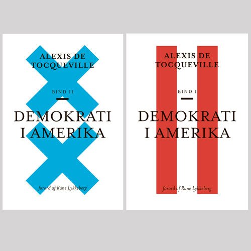 Cover for Alexis de Tocqueville · Demokrati i Amerika I + II (Sewn Spine Book) [3. Painos] (2017)