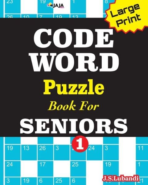 Cover for Jaja Media · CODEWORD Puzzle Book For SENIORS; Vol.1 (Pocketbok) (2020)