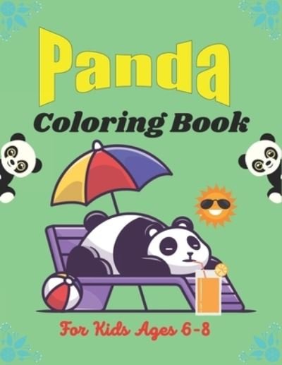 Cover for Nugahana Ktn · PANDA Coloring Book For Kids Ages 6-8 (Paperback Bog) (2020)