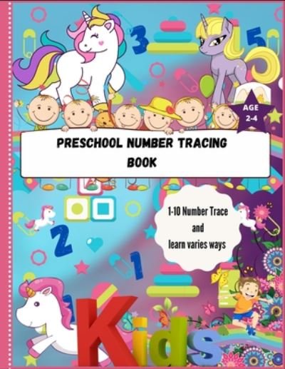 Cover for Sr Bright House · Preschool Number Tracing Book (Taschenbuch) (2020)