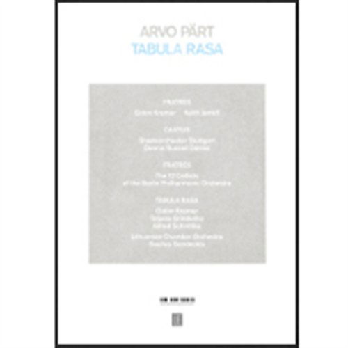 Tabula Rasa - Arvo Pärt - Musik - ECM - 0028947638797 - 14. Dezember 2010