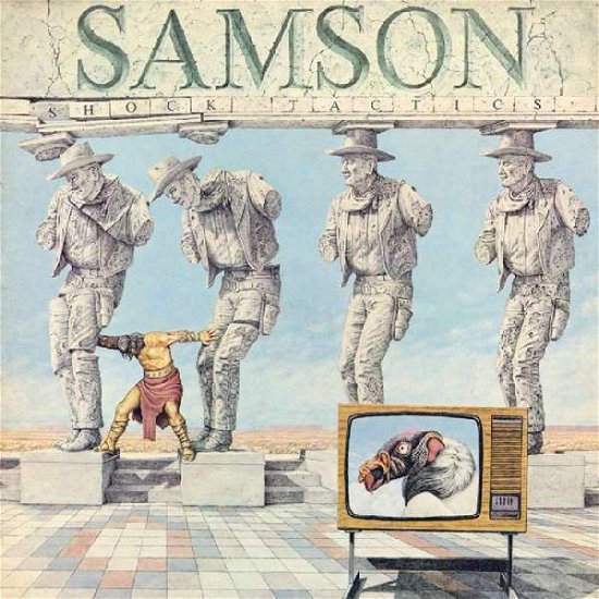 Cover for Samson · Shock Tactics (LP) [Limited Crimson Loincloth Vinyl edition] (2017)