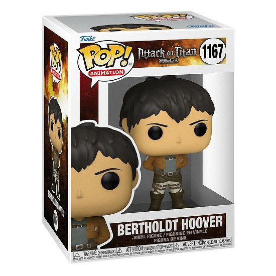 Cover for Funko Pop! Animation: · Attack on Titan - Bertholdt Hoover (MERCH) (2022)