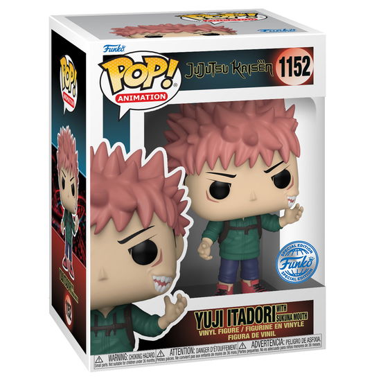 Cover for Funko Pop! Animation Jujutsu Kaisen · Yuji Itadori with Sukuna Mouth #1152 (Leksaker) (2023)