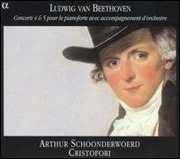 Cover for Beethoven / Schoonderwoerd / Cristofori Ensemble · Piano Concerto 4&amp;5 (CD) (2005)