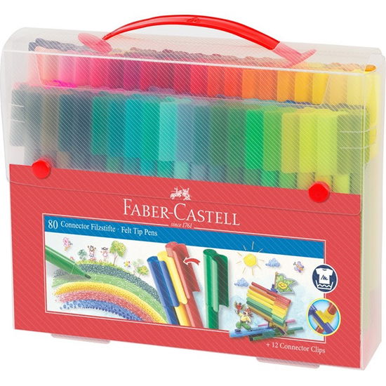 Cover for Faber-castell · âconnector Pens, Carry Case, 80 Pc (155579) (Zabawki)