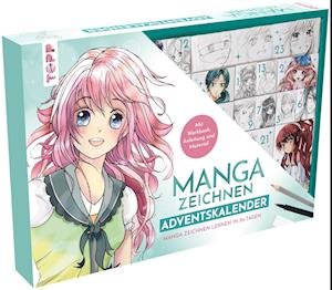 Cover for Manga Zeichnen Adventskalender · Manga Zeichnen Lernen In 24 Tagen. Mit Anleitungsbuch, Workbook Und (N/A)