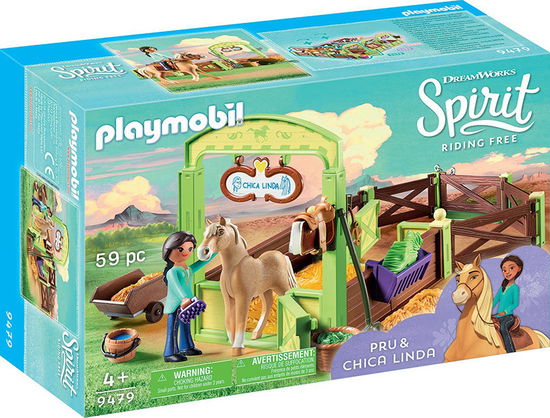 Cover for Playmobil · Playmobil - Horse Box - Pru and Chica Linda (Leketøy) (2019)