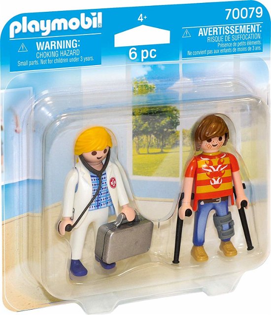 Cover for Playmobil · Playmobil 70079 Duopack Dokter En Patien (Leksaker) (2020)
