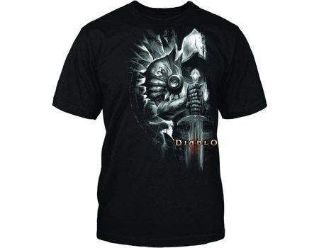 Cover for Officially Licensed · Diablo III - Tyrael Side - Black - T-Shirt (CLOTHES) [size S]