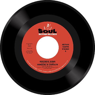 Cover for Vaneese &amp; Carolyn · Goodbye Song / Just a Little Smile (From You) (7&quot;) (2023)