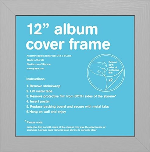 Cover for Music Protection · 12&quot; Album Cover Frame Silver (ACCESSORY)