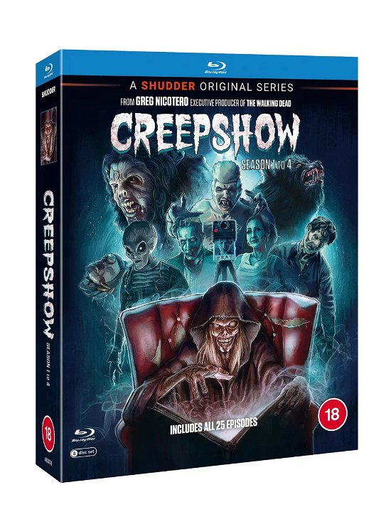 Creepshow Season 1 to 4 - Creepshow S14 Blu Ray - Film - Acorn Media - 5036193020797 - 11. desember 2023