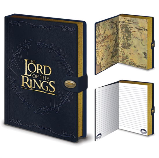 Cover for Pyramid International · LORD OF THE RINGS - Map - Notebook A5 Premium (Toys) (2024)