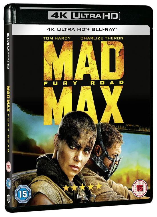 Cover for Mad Max Fury Road (4K UHD Blu-ray) (2016)