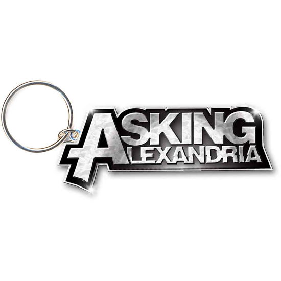 Asking Alexandria Keychain: Logo (Enamel In-fill) - Asking Alexandria - Merchandise - Unlicensed - 5055295378797 - 