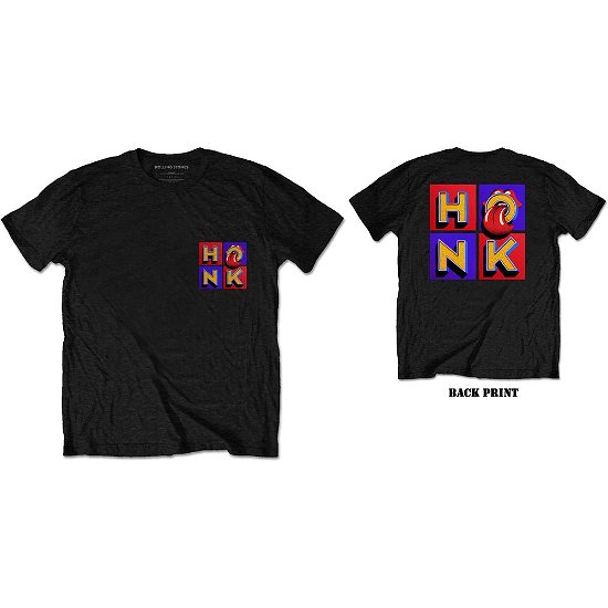 Cover for The Rolling Stones · The Rolling Stones Unisex T-Shirt: Honk Album F&amp;B (Back Print) (T-shirt) [size M] [Black - Unisex edition]
