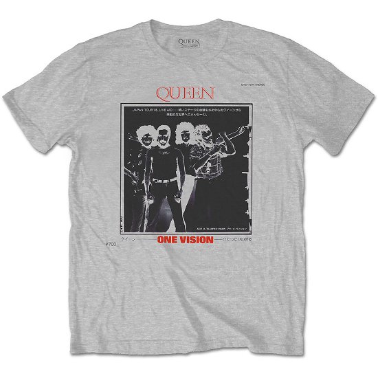 Cover for Queen · Queen Unisex T-Shirt: Japan Tour '85 (T-shirt) [size S] [Grey - Unisex edition]