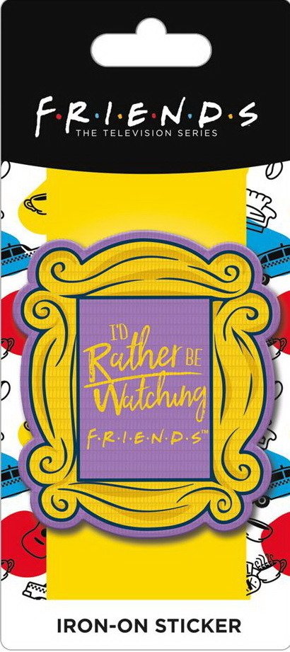 Watching Frame Embroidery (Iron On) Sticker - Friends - Fanituote -  - 5056480340797 - 