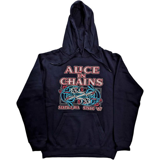 Cover for Alice In Chains · Alice In Chains Unisex Pullover Hoodie: Totem Fish (Hoodie) [size M]