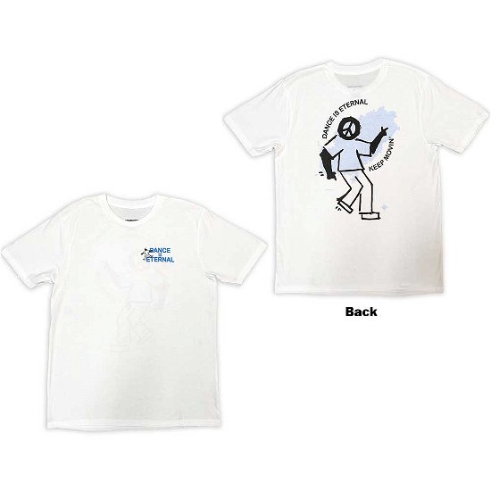 Calvin Harris Unisex T-Shirt: Dance Eternal (Back Print & Ex-Tour) - Calvin Harris - Merchandise -  - 5056737233797 - 