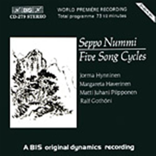 5 Song Cycles - Nummi / Hynninen / Haverinen - Música - Bis - 7318590002797 - 22 de setembro de 1994