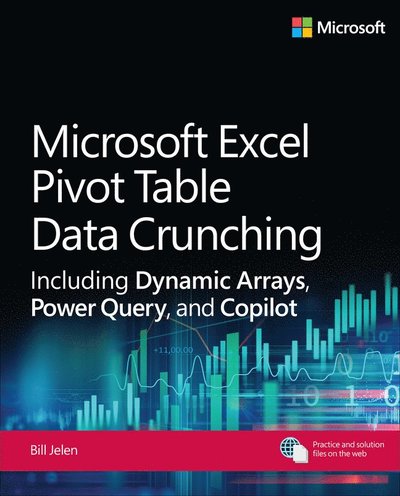 Cover for Bill Jelen · Microsoft Excel Pivot Table Data Crunching Including Dynamic Arrays, Power Query, and Copilot - Business Skills (Taschenbuch) (2025)