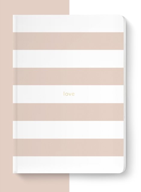 Cover for Spck · Spirit Stationery Striped A5 Notebook: Dusty Pink (Taschenbuch) (2018)