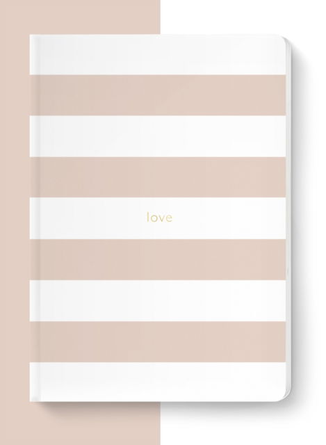 Cover for Spck · Spirit Stationery Striped A5 Notebook: Dusty Pink (Paperback Book) (2018)