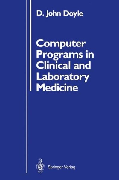 Cover for Doyle · Computer Programs in Clinical and (Book)