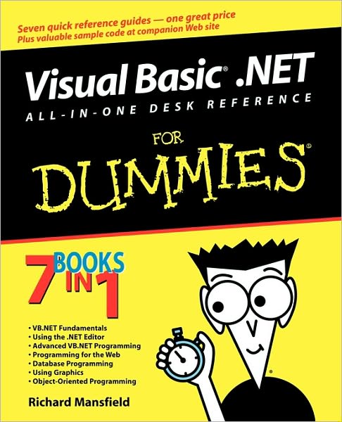 Cover for Mansfield, Richard (Highpoint, North Carolina) · Visual Basic .NET All-In-One Desk Reference For Dummies (Paperback Book) (2003)