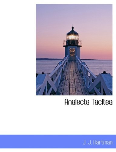 Cover for Jacobus Johannes Hartman · Analecta Tacitea (Gebundenes Buch) (2009)