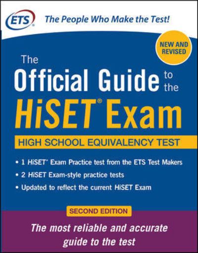 Cover for Educational Testing Service · The Official Guide to the HiSET Exam, Second Edition (Paperback Book) (2016)