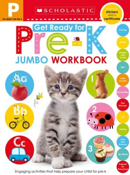 Cover for Scholastic · Get Ready for Pre-K Jumbo Workbook: Scholastic Early Learners (Jumbo Workbook) - Scholastic Early Learners (Paperback Bog) (2018)