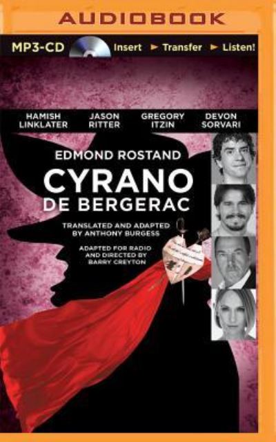 Cover for Edmond Rostand · Cyrano De Bergerac (CD) (2016)