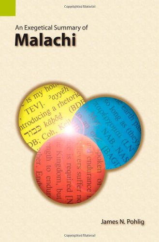 Cover for James N Pohlig · An Exegetical Summary of Malachi (Paperback Book) (1998)