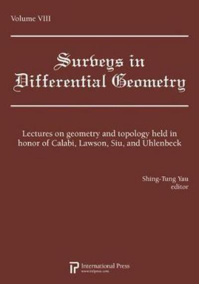 Cover for Yan · Surveys in Differential Geometry Papers (Paperback Book) (2010)