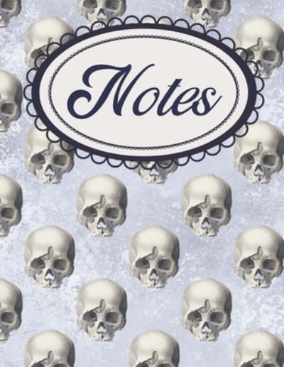 Cover for Pagan Essentials · Gothic Skulls Navy Composition Book (Paperback Bog) (2019)