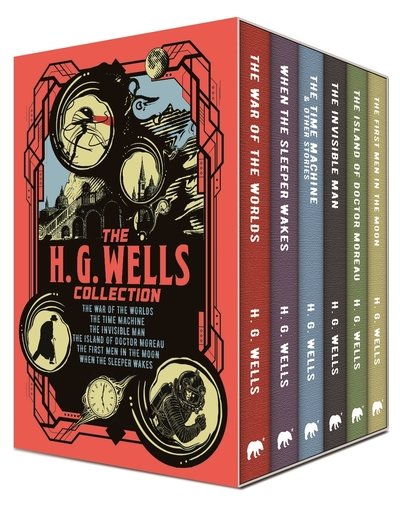 The H. G. Wells Collection: Deluxe 6-Book Hardback Boxed Set - Arcturus Collector's Classics - H. G. Wells - Livros - Arcturus Publishing Ltd - 9781789501797 - 15 de setembro de 2019