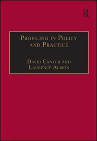 Cover for David Canter · Profiling in Policy and Practice - Offender Profiling Series (Innbunden bok) (1999)