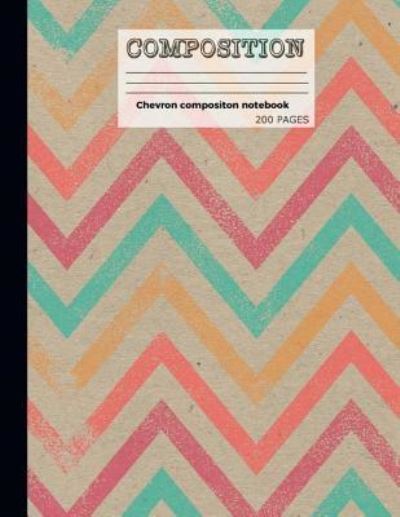 Cover for Catman Notebooks · Chevron composition notebook (Paperback Book) (2017)