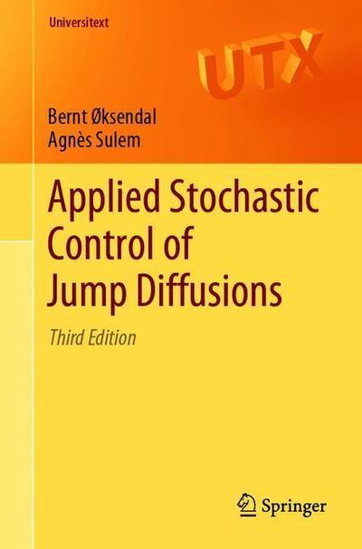 Cover for Øksendal · Applied Stochastic Control of Jump Diffusions (Book) [3rd ed. 2019 edition] (2019)
