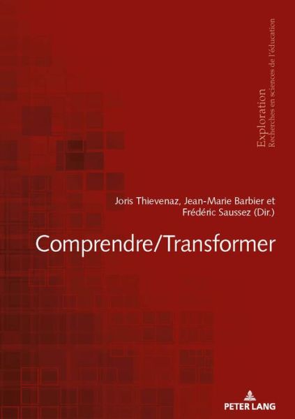 Cover for Comprendre / Transformer - Exploration (Paperback Book) (2020)