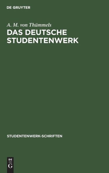 Cover for Deutsche Studentenwerk (Book) (1931)