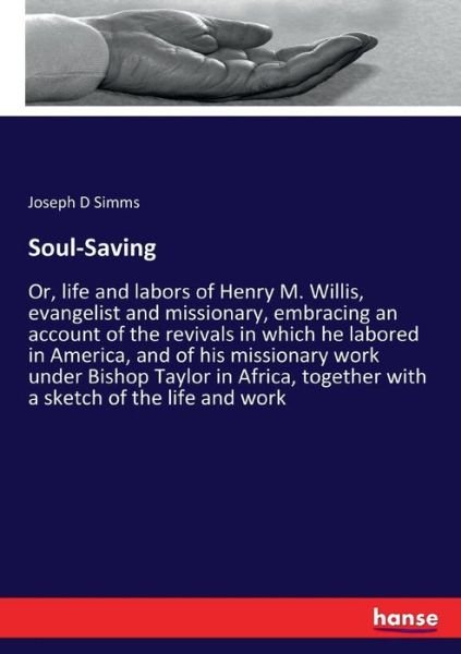Cover for Simms · Soul-Saving (Book) (2017)