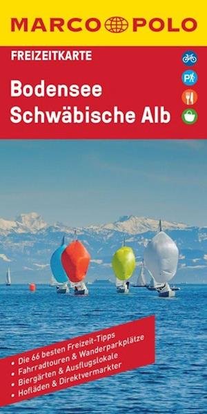 Cover for Mair-Dumont · Marco Polo Freizeitkarte: Bodensee, Schwäbische Alb (Gebundenes Buch) (2022)