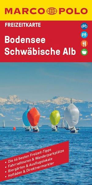 Cover for Mair-Dumont · Marco Polo Freizeitkarte: Bodensee, Schwäbische Alb (Hardcover Book) (2022)